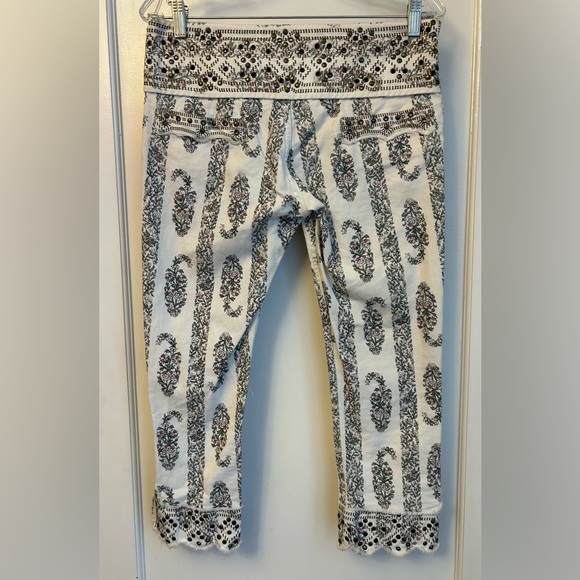 Isabel Marant Bario Berit Runway Studded Floral Pant Jean - Picture 3 of 5